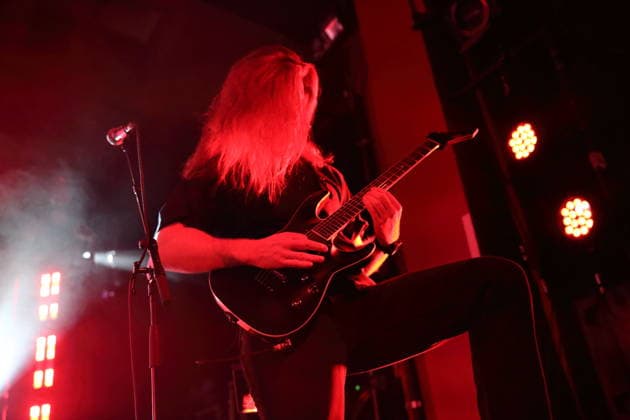 Gustav Lithammer from the band Adept at a concert at the Astra Kulturhaus in Berlin, November 27, 2025 Adept concert Berlin