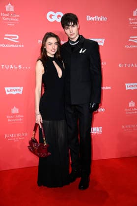 Charleen Weiss and Moritz Hau at the 27th GQ Men of the Year Awards 2025 at Metropol Berlin, 27 11 2025 Foto:xN.xKubelkax xFuturexImagex gq_berlin_5131