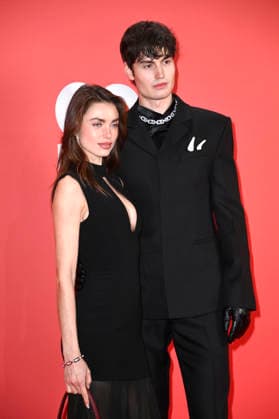Charleen Weiss and Moritz Hau at the 27th GQ Men of the Year Awards 2025 at Metropol Berlin, 27 11 2025 Foto:xN.xKubelkax xFuturexImagex gq_berlin_5133