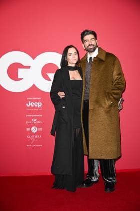 Milan, GQ Men of the Year 2025. Pictured: Gianluca Gazzoli and Sara Bolla.  Copyright: xManuelexMangiarottix xipa-agency.netx xManuelexMangiarottix IPA_Agency_IPA68462650