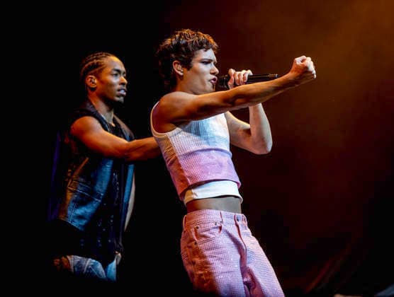 STOCKHOLM, SWEDEN 20251128 Omar Rudberg at Avicii Arena on Friday night Omar Rudberg is the opening act for Zara Larsson STOCKHOLM SWEDEN x60160x  Copyright: xStefanxJerrevang TTx OMAR RUDBERG KONSERT whFzypAvcWg