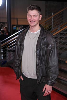 Julius Faehndrich at the festival opening of AROUND THE WORLD IN 14 FILMS at the cinema in the Kulturbrauerei in Berlin on 28 11 2025