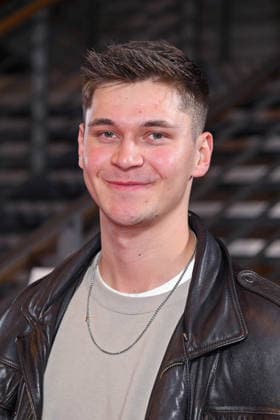 Julius Faehndrich at the festival opening of AROUND THE WORLD IN 14 FILMS at the cinema in the Kulturbrauerei in Berlin on 28 11 2025