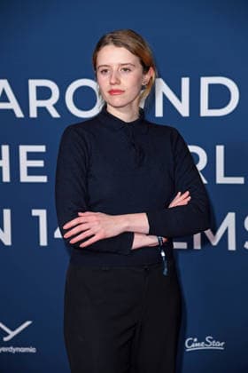 Katharina Stark at the festival opening of AROUND THE WORLD IN 14 FILMS at the cinema in the Kulturbrauerei in Berlin on 28 11 2025
