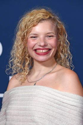 Luisa Celine Gaffron at the festival opening of AROUND THE WORLD IN 14 FILMS at the cinema in the Kulturbrauerei in Berlin on 28 11 2025