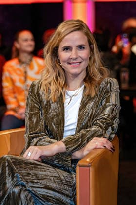 MDR Riverboat presenter Stephanie Müller Spirra on the occasion of the recording of the MDR talk show Riverboat on 28 11 2025 at Mediacity Leipzig 20251128ADO0046
