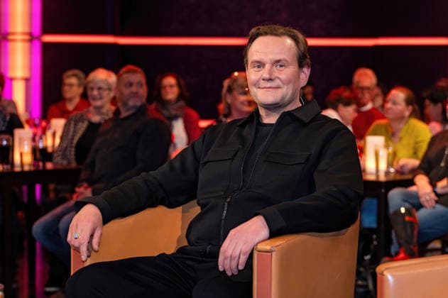 MDR Riverboat actor Devid Striesow on the occasion of the recording of the MDR talk show Riverboat on 28 11 2025 at Mediacity Leipzig 20251128ADO0058