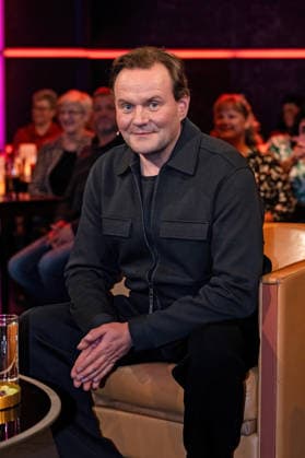 MDR Riverboat actor Devid Striesow on the occasion of the recording of the MDR talk show Riverboat on 28 11 2025 at Mediacity Leipzig 20251128ADO0052