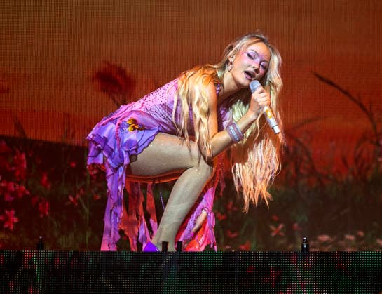 STOCKHOLM, SWEDEN 20251128 Zara Larsson Midnight Sun Tour at Avicii Arena on Friday night STOCKHOLM SWEDEN x60160x  Copyright: xStefanxJerrevang TTx ZARA LARSSON KONSERT NV29s2TEapk