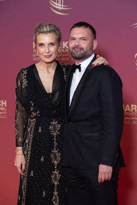 22nd Marrakech International Film Festival Opening Ceremony Mélita Toscan du Plantier and Artistic Director at FFIFM, Remi Bonhomme attends the during the 22nd Marrakech International Film Festival Opening Ceremony on November 28, 2025 in Paris, France. Photo by Nasser Berzane ABACAPRESS.COM Paris France  Copyright: xBerzanexNasser ABACAx