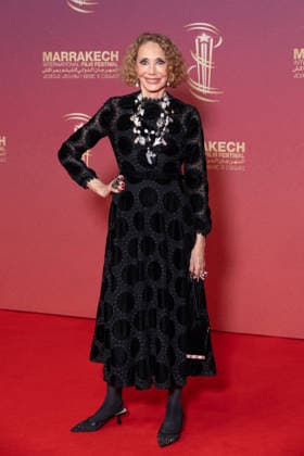 22nd Marrakech International Film Festival Opening Ceremony Marisa Berenson attends the during the 22nd Marrakech International Film Festival Opening Ceremony on November 28, 2025 in Paris, France. Photo by Nasser Berzane ABACAPRESS.COM Paris France  Copyright: xBerzanexNasser ABACAx