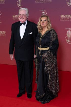 22nd Marrakech International Film Festival Opening Ceremony Hussein Fahmy and a guest attends the during the 22nd Marrakech International Film Festival Opening Ceremony on November 28, 2025 in Paris, France. Photo by Nasser Berzane ABACAPRESS.COM Paris France  Copyright: xBerzanexNasser ABACAx