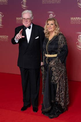 22nd Marrakech International Film Festival Opening Ceremony Hussein Fahmy and a guest attends the during the 22nd Marrakech International Film Festival Opening Ceremony on November 28, 2025 in Paris, France. Photo by Nasser Berzane ABACAPRESS.COM Paris France  Copyright: xBerzanexNasser ABACAx