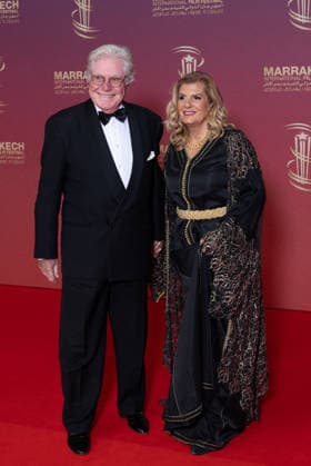 22nd Marrakech International Film Festival Opening Ceremony Hussein Fahmy and a guest attends the during the 22nd Marrakech International Film Festival Opening Ceremony on November 28, 2025 in Paris, France. Photo by Nasser Berzane ABACAPRESS.COM Paris France  Copyright: xBerzanexNasser ABACAx