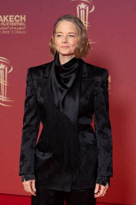 22nd Marrakech International Film Festival Opening Ceremony Jodie Foster attends the during the 22nd Marrakech International Film Festival Opening Ceremony on November 28, 2025 in Paris, France. Photo by Nasser Berzane ABACAPRESS.COM Paris France  Copyright: xBerzanexNasser ABACAx