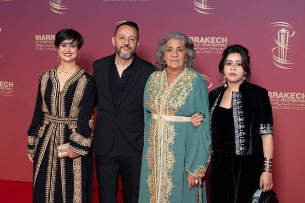 22nd Marrakech International Film Festival Opening Ceremony Leila Haddioui (L), Mohamed Achaour (C) and guests attends the during the 22nd Marrakech International Film Festival Opening Ceremony on November 28, 2025 in Paris, France. Photo by Nasser Berzane ABACAPRESS.COM Paris France  Copyright: xBerzanexNasser ABACAx