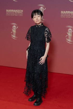 22nd Marrakech International Film Festival Opening Ceremony Jury member Celine Song attends the during the 22nd Marrakech International Film Festival Opening Ceremony on November 28, 2025 in Paris, France. Photo by Nasser Berzane ABACAPRESS.COM Paris France  Copyright: xBerzanexNasser ABACAx
