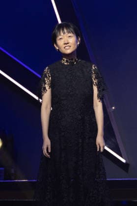 22nd Marrakech International Film Festival Opening Ceremony Jury member Celine Song attends the during the 22nd Marrakech International Film Festival Opening Ceremony on November 28, 2025 in Paris, France. Photo by Nasser Berzane ABACAPRESS.COM Paris France  Copyright: xBerzanexNasser ABACAx