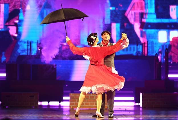 Let s Dance Live Tour 2025 in Erfurt EDITORIAL USE ONLY FOR EDITORIAL USE 28 11 2025, Erfurt, Messehalle, Let™s Dance The Original Live Tour 2025 in the picture Mark Keller and Kathrin Menzinger
