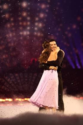 Let s Dance Live Tour 2025 in Erfurt EDITORIAL USE ONLY FOR EDITORIAL USE 28 11 2025, Erfurt, Messehalle, Let™s Dance The Original Live Tour 2025 in the picture Diego Pooth and Ekaterina Leonova