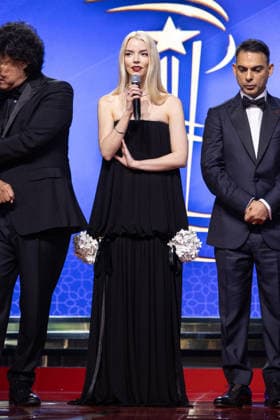 22nd Marrakech International Film Festival Opening Ceremony Jury Member, Anya Taylor-Joy attends the during the 22nd Marrakech International Film Festival Opening Ceremony on November 28, 2025 in Paris, France. Photo by Nasser Berzane ABACAPRESS.COM Paris France  Copyright: xBerzanexNasser ABACAx