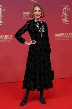 Marisa Berenson attends the Opening Red Carpet during the 22nd Marrakech International Film Festival on November 28, 2025 in Marrakech, Morocco Marrakech, Morocco 28 11 2025 451096 2025 11 28 MARRAKECH Morocco  Copyright: xRomualdxMeigneuxx xStarfacex STAR_451096_077