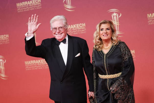 Hussein Fahmy and his wife attending opening Red Carpet during the 22nd Marrakech International Film Festival on November 28th Marrakech, Morocco 28 11 2025 451096 2025 11 28 MARRAKECH Morocco  Copyright: xRomualdxMeigneuxx xStarfacex STAR_451096_119