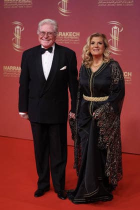 Hussein Fahmy and his wife attending opening Red Carpet during the 22nd Marrakech International Film Festival on November 28th Marrakech, Morocco 28 11 2025 451096 2025 11 28 MARRAKECH Morocco  Copyright: xRomualdxMeigneuxx xStarfacex STAR_451096_120