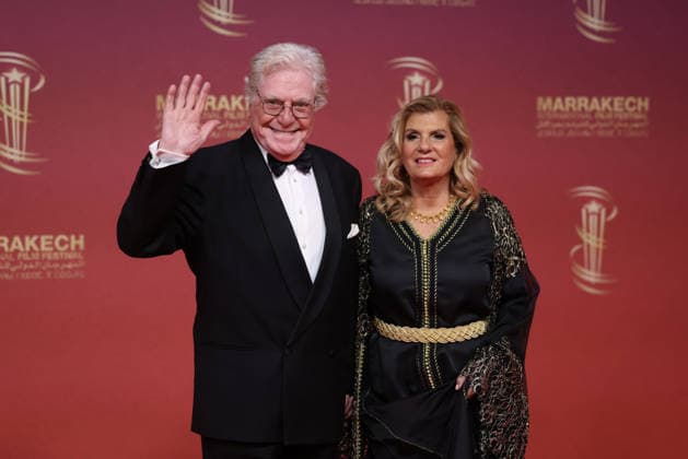 Hussein Fahmy and his wife attending opening Red Carpet during the 22nd Marrakech International Film Festival on November 28th Marrakech, Morocco 28 11 2025 451096 2025 11 28 MARRAKECH Morocco  Copyright: xRomualdxMeigneuxx xStarfacex STAR_451096_121