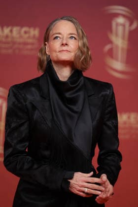 Jodie Foster attends the Opening Red Carpet during the 22nd Marrakech International Film Festival on November 28, 2025 in Marrakech, Morocco Marrakech, Morocco 28 11 2025 451096 2025 11 28 MARRAKECH Morocco  Copyright: xRomualdxMeigneuxx xStarfacex STAR_451096_136