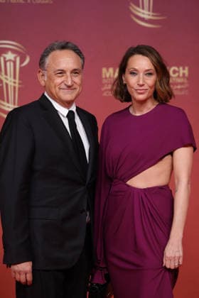Thierry Klifa and Laura Smet attends the Opening Red Carpet during the 22nd Marrakech International Film Festival on November 28, 2025 in Marrakech, Morocco Marrakech, Morocco 28 11 2025 451096 2025 11 28 MARRAKECH Morocco  Copyright: xRomualdxMeigneuxx xStarfacex STAR_451096_151