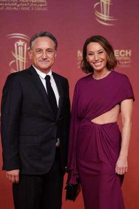 Thierry Klifa and Laura Smet attends the Opening Red Carpet during the 22nd Marrakech International Film Festival on November 28, 2025 in Marrakech, Morocco Marrakech, Morocco 28 11 2025 451096 2025 11 28 MARRAKECH Morocco  Copyright: xRomualdxMeigneuxx xStarfacex STAR_451096_152