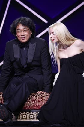 ury President Bong Joon ho and jury member Anya Taylor Joy on stage during the Opening Ceremony during the 22nd Marrakech International Film Festival on November 28, 2025 in Marrakech, Morocco Marrakech, Morocco 28 11 2025 451096 2025 11 28 MARRAKECH Morocco  Copyright: xRomualdxMeigneuxx xStarfacex STAR_451096_181