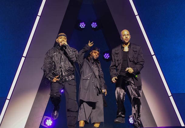 JLS bring their The Club Is Alive: 2025 Hits Tour to the O2 arena London United Kingdom Friday 28 November 2025. JB Gill , Oritse Williams ,Marvin Humes of JLS performing on their The Club Is Alive: 2025 Hits Tour at the O2 arena London, United Kingdon on Friday 28 November 2025., Credit:Ray Hill Avalon  Copyright: xRayxHillx xAvalonx 1055274373