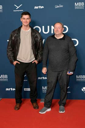Julius Faehndrich and Sven Plate at the festival opening and the premiere of the feature film Sentimental Value at the 20 World Cinema Festival Around the World in 14 Films at the cinema in theKulturBrauerei Berlin, 28 11 2025 Foto:xM.xBehrensx xFuturexImagex world_5104