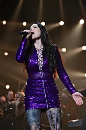 Night of the Proms 2025 Singer Vanessa Amorosi during a performance at the Night of the Proms 2025 on 28 11 2025 at SAP Arena Mannheim 20251128MWI099510