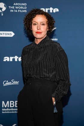 ABBberlin Maria Schrader actress on the red carpet at the festival opening AROUND THE WORLD IN 14 FILMS at Cinestar Kino in der Kulturbrauerei Berlin on 28 11 2025 Berlin Germany
