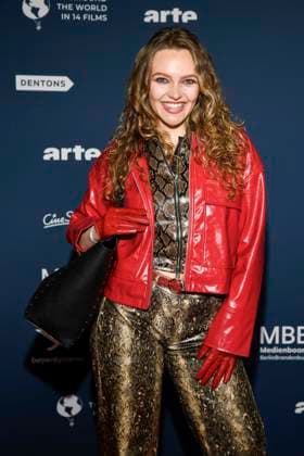 ABBberlin Marie von Bose as guest on the red carpet at the festival opening AROUND THE WORLD IN 14 FILMS at Cinestar Kino in der Kulturbrauerei Berlin on 28 11 2025 Berlin Germany