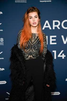 ABBberlin Lulu GNTM as guest on the red carpet at the festival opening AROUND THE WORLD IN 14 FILMS at Cinestar Kino in der Kulturbrauerei Berlin on 28 11 2025 Berlin Germany
