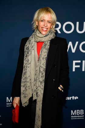 ABBberlin Katja Eichinger on the red carpet at the festival opening AROUND THE WORLD IN 14 FILMS at Cinestar Kino in der Kulturbrauerei Berlin on 28 11 2025 Berlin Germany