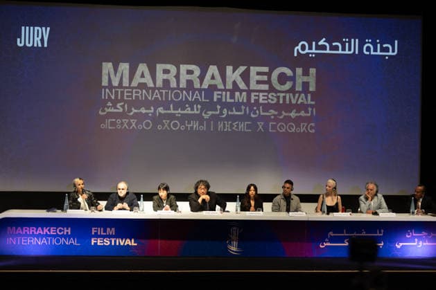 Marrakech Festival Jury Press Junket ury Members Julia Ducournau, Karim Ainouz, Celine Song, Jury President Bong Joon-ho, Jenna Ortega, Payman Maadi, Anya Taylor-Joy and Hakim Belabbes attends the Jury Press Junket during the 22nd Marrakech International Film Festival on November 29, 2025 in Paris, France. Photo by Nasser Berzane ABACAPRESS.COM Paris France  Copyright: xBerzanexNasser ABACAx