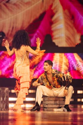 Marie Mouroum and Alexandru Ionel at Let s Dance Die Live Tour 2025 in the Messehalle Erfurt, 28 11 2025 Foto:xM.xKremerx xFuturexImagex dance_5350