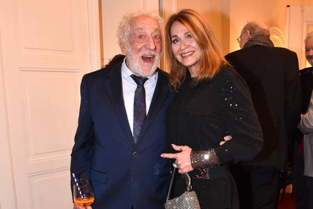 Dieter Hallervorden and his wife Christiane Zander at the Der Neurosen Kavalier Theater Premiere at the Schlossparktheater on 29 11 2025 in Berlin Der Neurosen Kavalier Theater Premiere in Berlin
