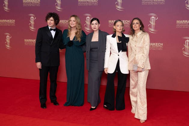 22nd Marrakech International Film Festival Day 2 Vincent Lacoste, Virginie Efira, Rebecca Zlotowski, Jodie Foster and Anne Berest attends the 22nd Marrakech International Film Festival Day 2 on November 29, 2025 in Paris, France. Photo by Nasser Berzane ABACAPRESS.COM Paris France  Copyright: xBerzanexNasser ABACAx