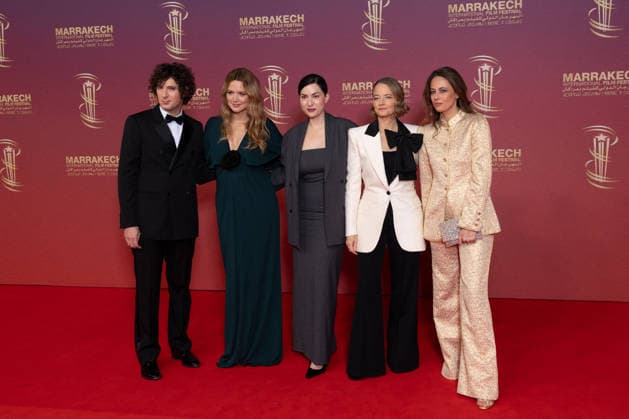 22nd Marrakech International Film Festival Day 2 Vincent Lacoste, Virginie Efira, Rebecca Zlotowski, Jodie Foster and Anne Berest attends the 22nd Marrakech International Film Festival Day 2 on November 29, 2025 in Paris, France. Photo by Nasser Berzane ABACAPRESS.COM Paris France  Copyright: xBerzanexNasser ABACAx