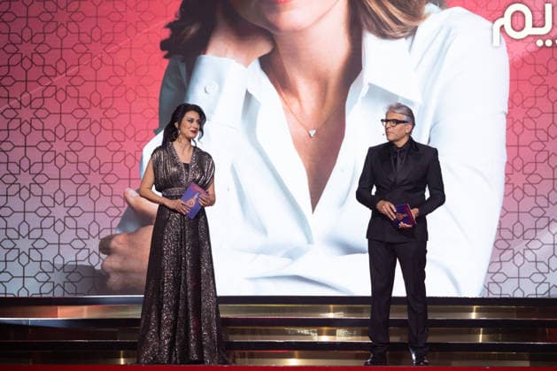 22nd Marrakech International Film Festival Day 2 Nabila Kilani, Faical Tadlaoui attends the 22nd Marrakech International Film Festival Day 2 on November 29, 2025 in Paris, France. Photo by Nasser Berzane ABACAPRESS.COM Paris France  Copyright: xBerzanexNasser ABACAx