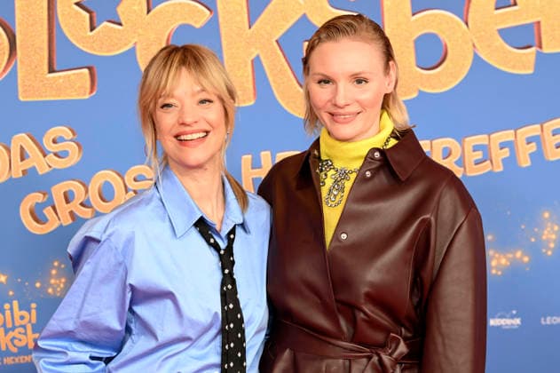 Heike Makatsch and Rosalie Thomass at the premiere of the movie Bibi Blocksberg Das große Hexentreffen at Mathäser Filmpalast Munich, 29 11 2025 Foto:xR.xHeinex xFuturexImagex bibi_5183