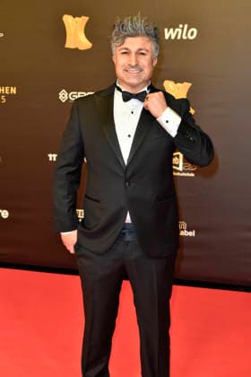 ABBdortmund Kürsat Kuersat Yildirim Lotto Chico as a guest on the red carpet at the Kinderlachen Gala 2025 in the Westfalenhalleon 29 11 2025 in Dortmund NRW Germany