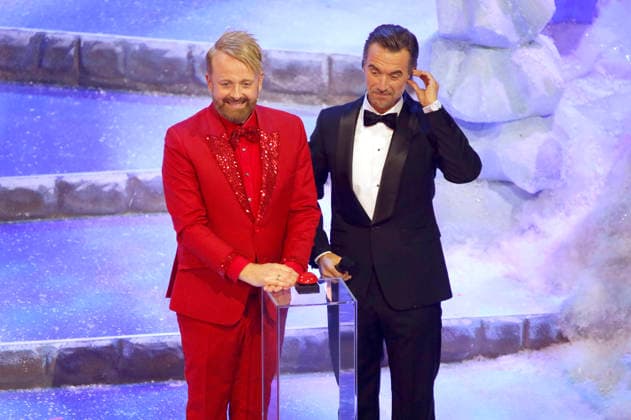 Ross Antony and Florian Silbereisen in the ARD TV show Das Adventsfest der 100 000 Lichter 2025 at the Congress Center Suhl Suhl, 29 11 2025 Foto:xAgenturxWehnertx xGränzdörferx xFuturexImagex advendsfest_5152
