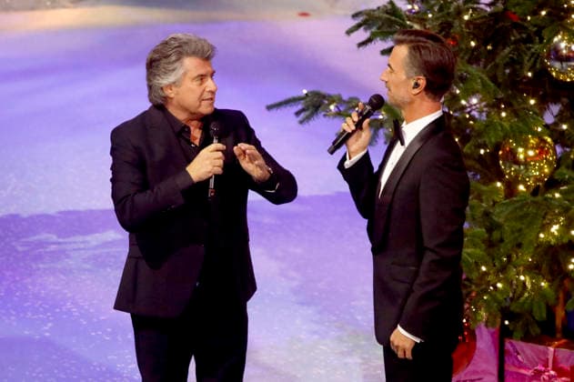 Andy Borg and Florian Silbereisen in the ARD TV show Das Adventsfest der 100 000 Lichter 2025 at the Congress Center Suhl Suhl, 29 11 2025 Foto:xAgenturxWehnertx xGränzdörferx xFuturexImagex advendsfest_5171